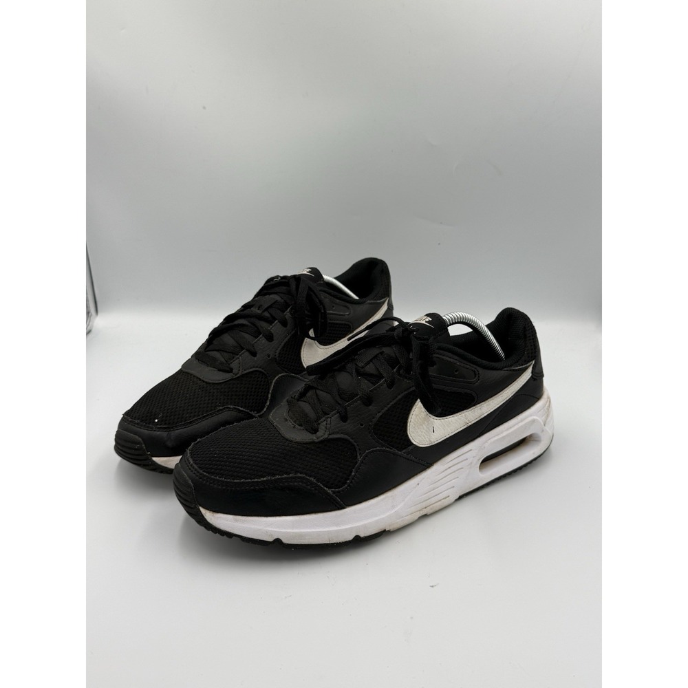 Nike Air Max SC Sneakers Men's Size 10.5 Black White Low Top Lace Up CW4555-002